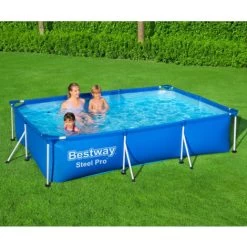 Piscina Fuori Terra Rettangolare Steel Pro 300x201x66cm Bestway 56404 9 Piscina Fuori Terra Rettangolare Steel Pro 300x201x66cm Bestway 56404 -Bestway Italia 48345284 3