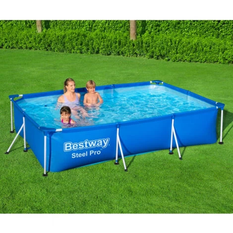 Piscina Fuori Terra Rettangolare Steel Pro 300x201x66cm Bestway 56404 5 Piscina Fuori Terra Rettangolare Steel Pro 300x201x66cm Bestway 56404 - immagine 3
