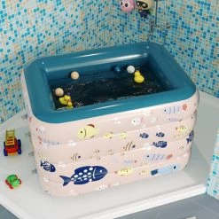 1.2M Piscina Gonfiabile Famiglia Rettangolare, Festa Estiva In Acqua 11 1.2M Piscina Gonfiabile Famiglia Rettangolare, Festa Estiva In Acqua -Bestway Italia 49345190 5