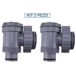 BESTWAY Kit 2 Pezzi P6H1510 (ex P6H1229) Valvole Plunger Di Collegamento
