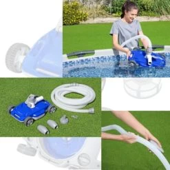 Robot Piscina Aspiratore Pulitore Automatico Con Ruote Piscina Fuoriterra- Bestway 8 Robot Piscina Aspiratore Pulitore Automatico Con Ruote Piscina Fuoriterra- Bestway -Bestway Italia 51927407 2