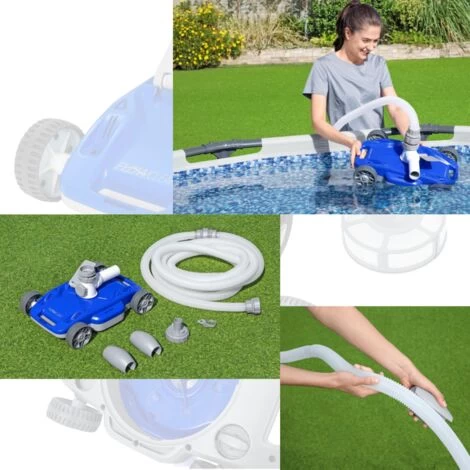 Robot Piscina Aspiratore Pulitore Automatico Con Ruote Piscina Fuoriterra- Bestway 4 Robot Piscina Aspiratore Pulitore Automatico Con Ruote Piscina Fuoriterra- Bestway - immagine 2