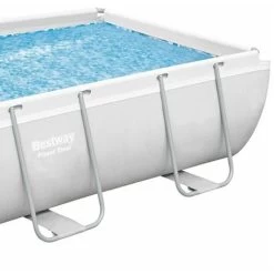 Pack Piscina Rettangolare Bestway Frame 287X201x100 Cm Con Pompa Filtro, Scala, Kit Di Pulizia E Dispensatore Di Cloro -Bestway Italia 52530316 3