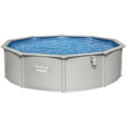 Bestway Set Piscina Fuori Terra Rotonda Hydrium Da 460x120 Cm Grigio -Bestway Italia 52637921 5