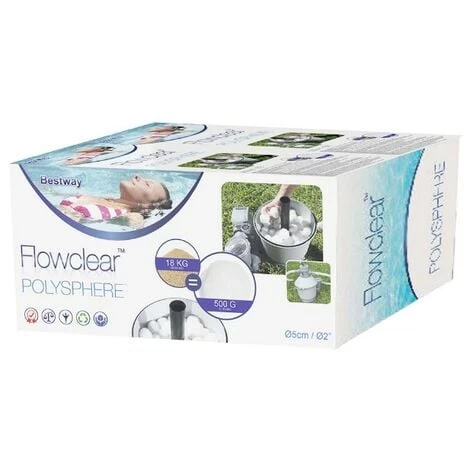 Bestway Sfere Per Filtrazione Flowclear Polysphere 30014 4 Bestway Sfere Per Filtrazione Flowclear Polysphere 30014 - immagine 2