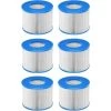 COSTWAY 6 Pezzi Filtro Piscina Per Vasca Idromassaggio, Cartuccia Del Filtro Di Ricambio Per Vasca Idromassaggio, Compatibile Con Varie Piscine Idromassaggio -Bestway Italia 54035888 1
