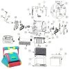 Tutti I Ricambi Del Robot Pulitore Per Piscina Maytronics Dolphin Diagnostic 2001 -Bestway Italia 54110304 1