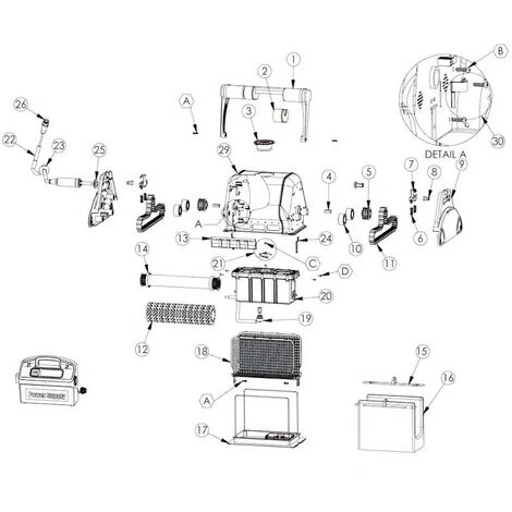 Tutti I Ricambi Del Robot Pulitore Per Piscina Maytronics Dolphin Diagnostic 2001 4 Tutti I Ricambi Del Robot Pulitore Per Piscina Maytronics Dolphin Diagnostic 2001 - immagine 2