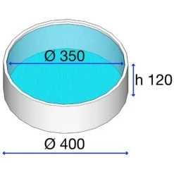 GRE Piscina Rotonda Bora Bora KITPR353 - 350x120cm 11 GRE Piscina Rotonda Bora Bora KITPR353 - 350x120cm -Bestway Italia 54366977 5