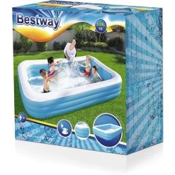 Piscina Gonfiabile Family 305 X 183 X 56 Cm 3 Anelli, Bestway 54009 7 Piscina Gonfiabile Family 305 X 183 X 56 Cm 3 Anelli, Bestway 54009 -Bestway Italia 54886899 3