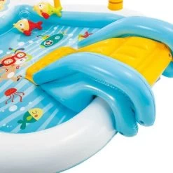 Piscina Playcenter Parco Acquatico Gonfiabile Fishing Con Scivolo E Spruzzo Cm.21818899 Intex 57162 -Bestway Italia 54886994 5