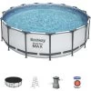 Piscina Fuori Terra Steel Pro Max Rotonda 457x122 Cm, Bestway 56438 -Bestway Italia 54887018 1