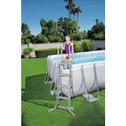 Piscina Fuori Terra Power Steel Frame Rettangolare 412x201x122 Cm, Bestway 56456 -Bestway Italia 55277469 4