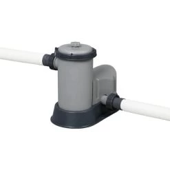 Piscina Fuori Terra Bestway Power Steel Ovale Effetto Rattan 549x274x122 Cm Con Pompa Filtro A Cartuccia 5.678 L/H -Bestway Italia 55604736 5