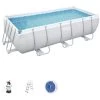 Piscina Fuori Terra Bestway Power Steel 404x201x100 Cm Pompa Filtro A Sabbia Da 3.028 Litri/ora -Bestway Italia 55605648 1