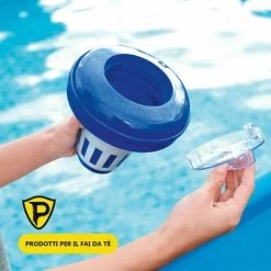 Distributore Dosatore Galleggiante Per Cloro Dispenser Pastiglie BESTWAY Da 200g -Bestway Italia 55768562 3