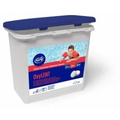 GRE PASTIGLIE OSSIGENO ATTIVO 20G-1,2KG ACCESSORI PULIZIA PISCINA MANTENIMENTO ACQUA