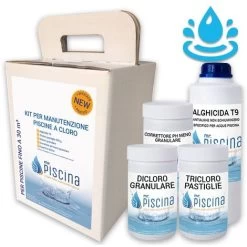Kit Mantenimento A Cloro Per Piscine Fino A 30 M³