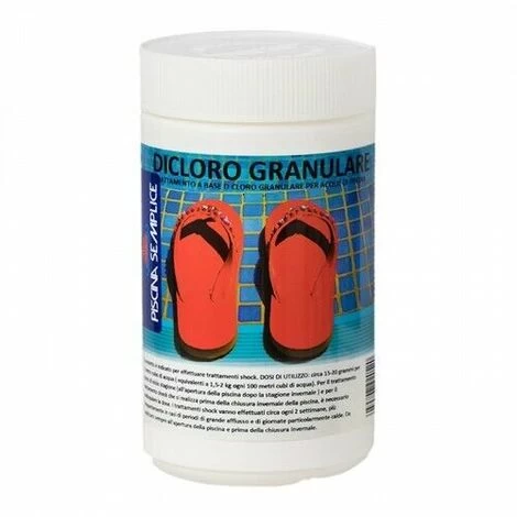2x Dicloro Granulare Al 56% Da 1 Kg + 50 Test Strip Per Misurazione Acqua Piscina Cloro E PH E Alcalinità 4 2x Dicloro Granulare Al 56% Da 1 Kg + 50 Test Strip Per Misurazione Acqua Piscina Cloro E PH E Alcalinità - immagine 2