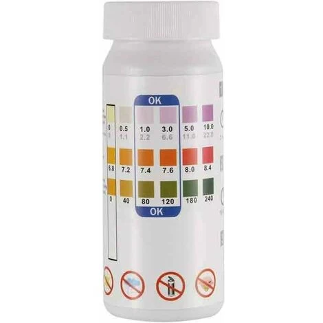 2x Dicloro Granulare Al 56% Da 1 Kg + 50 Test Strip Per Misurazione Acqua Piscina Cloro E PH E Alcalinità 6 2x Dicloro Granulare Al 56% Da 1 Kg + 50 Test Strip Per Misurazione Acqua Piscina Cloro E PH E Alcalinità - immagine 4