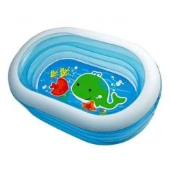 INTEX 57482 - PISCINA BABY OVALE TRASPARENTE CM163X107X46 -Bestway Italia 60741262 3