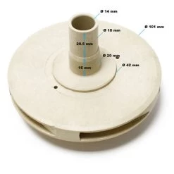 Pezzo Di Ricambio: Girante Per Pompa Per Piscine SunSun HZS-550 8 Pezzo Di Ricambio: Girante Per Pompa Per Piscine SunSun HZS-550 -Bestway Italia 6089541 3