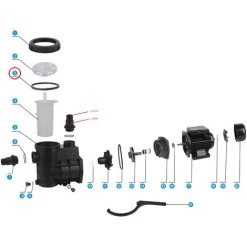 Pezzo Di Ricambio: Guarnizione 1 Per Pompe Per Piscine SunSun HZS-200 300 7 Pezzo Di Ricambio: Guarnizione 1 Per Pompe Per Piscine SunSun HZS-200 300 -Bestway Italia 6089603 3