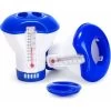 RHAFAYRE Diffusore Galleggiante Per Piscina Confezione Da 2 Diffusore Galleggiante Di Cloro Con Termometro A Flusso Regolabile E Tappo Di Chiusura Per Tutte Le Piscine, Spa, Acquari E Laghetti -Bestway Italia 60904033 1