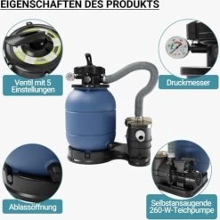 Filtro A Sabbia Pompa Filtro Per Piscina Sistema Di Filtraggio A Sabbia -Bestway Italia 6101670 4