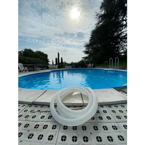 FITT EVAPOOL 38mm 9 M - Tubo Spiralato, Galleggiante Per Pulizia Della Piscina, Con Manicotti, Bianco 5 FITT EVAPOOL 38mm 9 M - Tubo Spiralato, Galleggiante Per Pulizia Della Piscina, Con Manicotti, Bianco - immagine 3