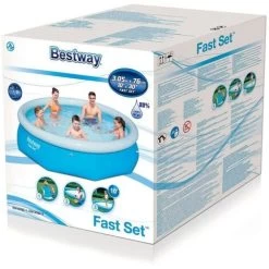 Piscina Fast Set Rotonda 305x76 Cm Senza Filtro, Bestway 57266 -Bestway Italia 61755132 3