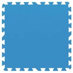 TAPPETINI SOTTO PISCINA Pz.9 Cm.50X50 MATTONELLA PUZZLE COMPONIBILE BESTWAY