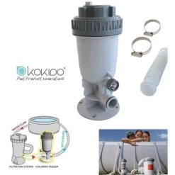 KOKIDO DISPENSER KLORIN DOSATORE AUTOMATICO PER PASTIGLIE CLORO PISCINA CLORINATORE -Bestway Italia 6476686 4