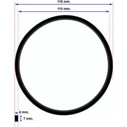 Guarnizione Coperchio Prefiltro Pompa Hayward Max Flow. -Bestway Italia 66399796 4