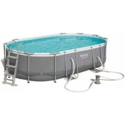 Piscina Fuori Terra Bestway 56448 Ovale Frame 488x305x107cm