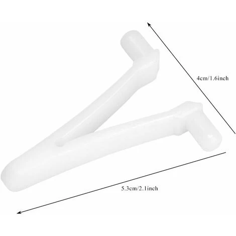 HIASDFLS 6Pcs Piscina Fornitura Farfalla V Clip Per Piscina Spa Spazzola Foglia Rastrello Foglia Skimmer Testa Aspirapolvere Per La Pulizia Della Piscina 4 HIASDFLS 6Pcs Piscina Fornitura Farfalla V Clip Per Piscina Spa Spazzola Foglia Rastrello Foglia Skimmer Testa Aspirapolvere Per La Pulizia Della Piscina - immagine 2