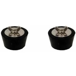 GroupM ITK-217 (38 Mm) Accessori Per Piscine Tubo Di Scarico Della Piscina Porta Di Ritorno Tappo Di Compressione In Gomma Antigelo Invernale