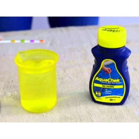 50 Test Su Strip Aquacheck Silver 7 In 1 - Analisi PH Bromo Cloro Alcalinità Durezza & Acido Isocianurico Acqua Piscina Idromassaggio & SPA 4 50 Test Su Strip Aquacheck Silver 7 In 1 - Analisi PH Bromo Cloro Alcalinità Durezza & Acido Isocianurico Acqua Piscina Idromassaggio & SPA - immagine 2