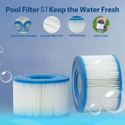 Confezione Da 8 Cartucce Filtro Per Piscina Tipo S1 Per Intex PureSpa, Filtro Per Vasca Idromassaggio, Filtro Per Piscina Termale Per Intex 29001E, Filtro Per Spa Blu 11692 9 Confezione Da 8 Cartucce Filtro Per Piscina Tipo S1 Per Intex PureSpa, Filtro Per Vasca Idromassaggio, Filtro Per Piscina Termale Per Intex 29001E, Filtro Per Spa Blu 11692 -Bestway Italia 71377409 3