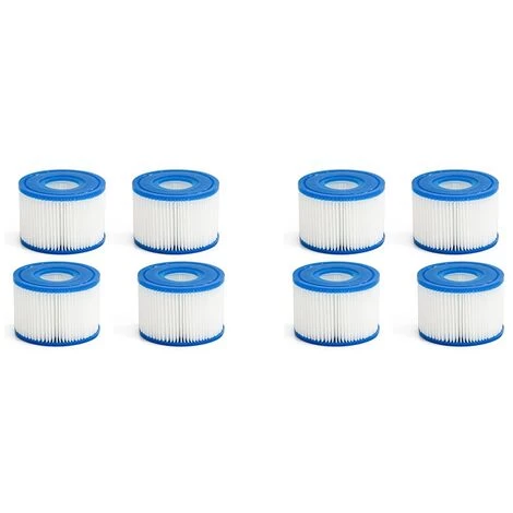 Confezione Da 8 Cartucce Filtro Per Piscina Tipo S1 Per Intex PureSpa, Filtro Per Vasca Idromassaggio, Filtro Per Piscina Termale Per Intex 29001E, Filtro Per Spa Blu 11692 7 Confezione Da 8 Cartucce Filtro Per Piscina Tipo S1 Per Intex PureSpa, Filtro Per Vasca Idromassaggio, Filtro Per Piscina Termale Per Intex 29001E, Filtro Per Spa Blu 11692 - immagine 5