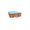 Piscina In Legno Fuori Terra Rettangolare JARDIN CARRE 6x4 2 Piscina In Legno Fuori Terra Rettangolare JARDIN CARRE 6x4 -Bestway Italia 7287380 1