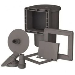 Skimmer Piscina Gre Grigio Con Innesti