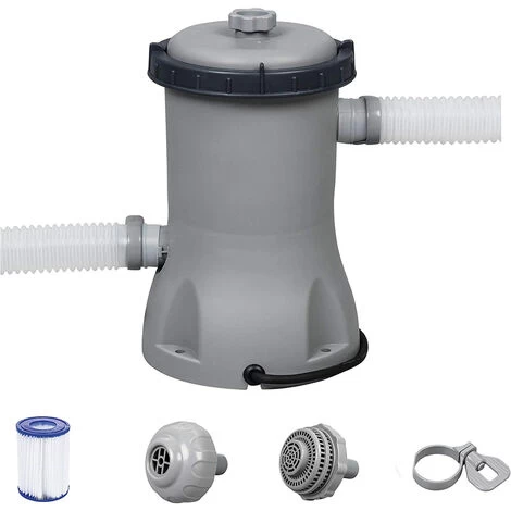 Bestway Pompa Di Filtraggio Per Pulizia Acqua Portata 2.006 L/H Filtro Depurare Piscine 3 Bestway Pompa Di Filtraggio Per Pulizia Acqua Portata 2.006 L/H Filtro Depurare Piscine