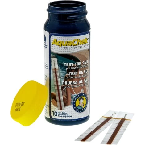 Strisce Analitiche Bianche Di Sale Aquachek Per Livelli Di Sale. 5 Strisce Analitiche Bianche Di Sale Aquachek Per Livelli Di Sale. - immagine 3