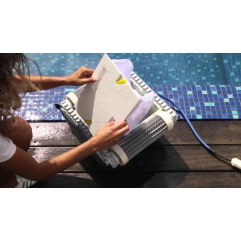 Kit Conversione Sistema Filtrante Da Cartucce A Sacco Filtro In Tessuto Gradazione Fine 50 Micron Ricambio Per Robot Piscina Maytronics Dolphin Swash TC / XForce30 & Cosmos30 6 Kit Conversione Sistema Filtrante Da Cartucce A Sacco Filtro In Tessuto Gradazione Fine 50 Micron Ricambio Per Robot Piscina Maytronics Dolphin Swash TC / XForce30 & Cosmos30 - immagine 4