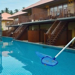 Retino Di Fondo Per Manutenzione Acqua Piscina - Con Capiente Sacco A Maglia Finissima E Manico Con Attacco A Clips -Bestway Italia 8054195 5