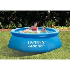 Intex PISCINA TONDA EASY SET AUTOPORTANTE � Cm. 244x61 H