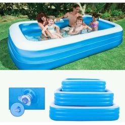 Piscina Gonfiabile Da 300 Cm Vasca Da Bagno Per Interni In PVC 3 Strati Bagno Pieghevole Portatile SPA Per Bambini Estate Per Adulti -Bestway Italia 81885499 4