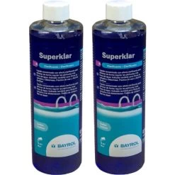 Confezione 2 Superklar. Chiarificante Liquido 0,5 L. BAYROL.