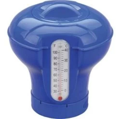 DOSATORE GALLEGGIANTE MAXI X PISCINA DOMUS + TERMOMETRO X PASTIGLIA GR 200